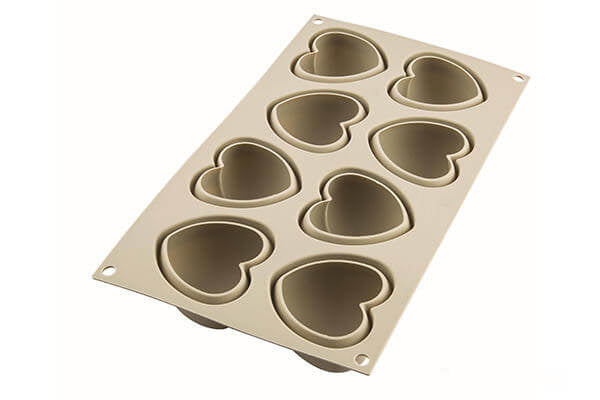 Molde Silicone Cuoricino - Silikomarkt