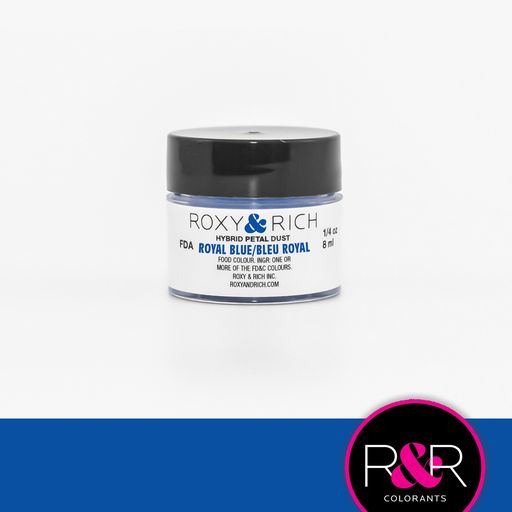 Corante em pó - Azul Royal - Hibrid Petal Dust - Roxy & Rich