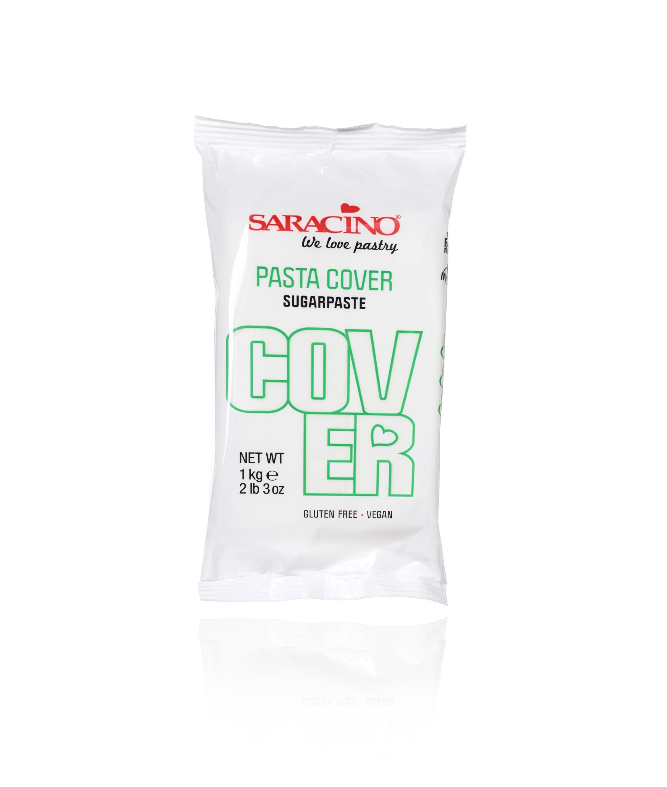 Pasta Cover Branca 1 Kg-Saracino