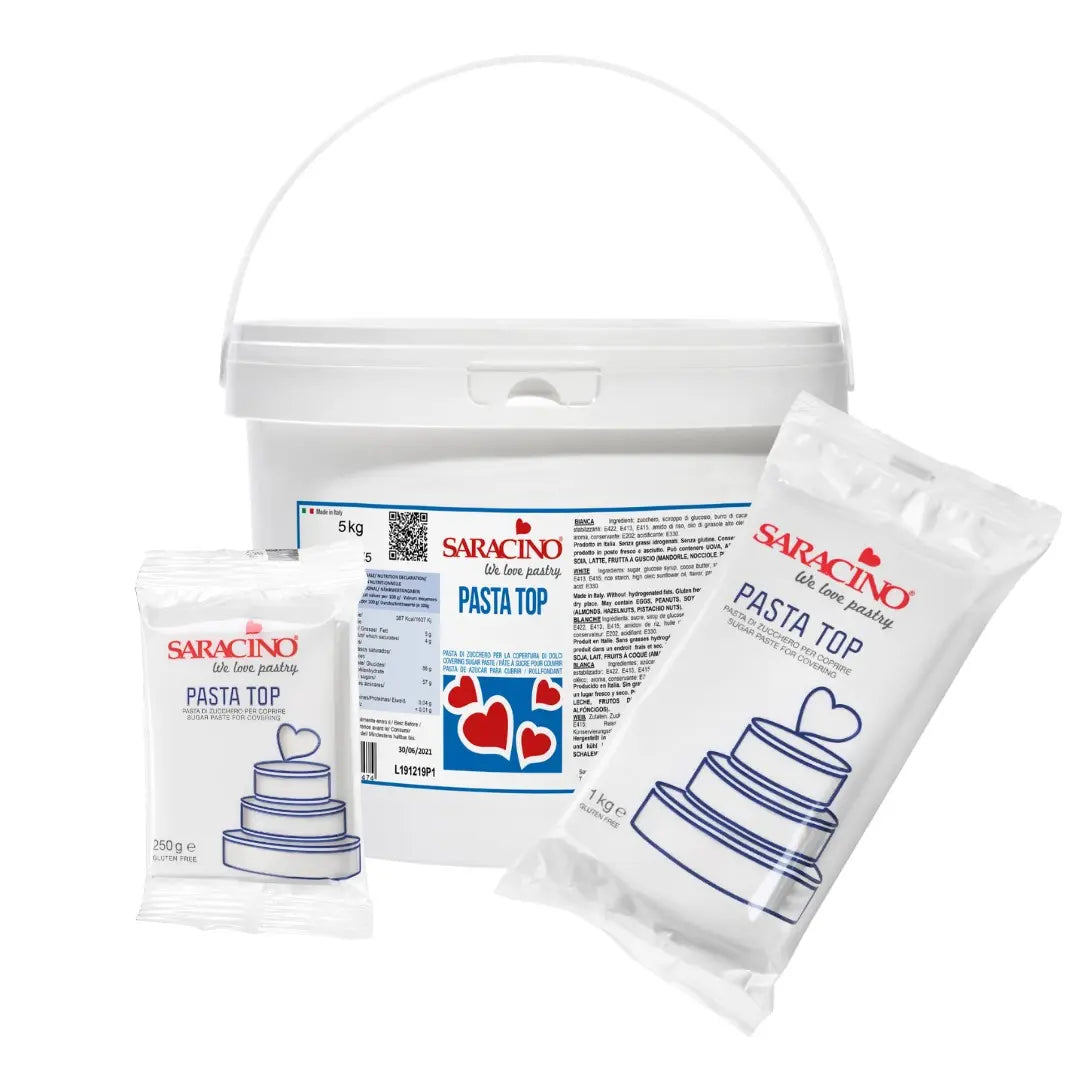 Pasta de Açúcar Top Branca 5kg Saracino