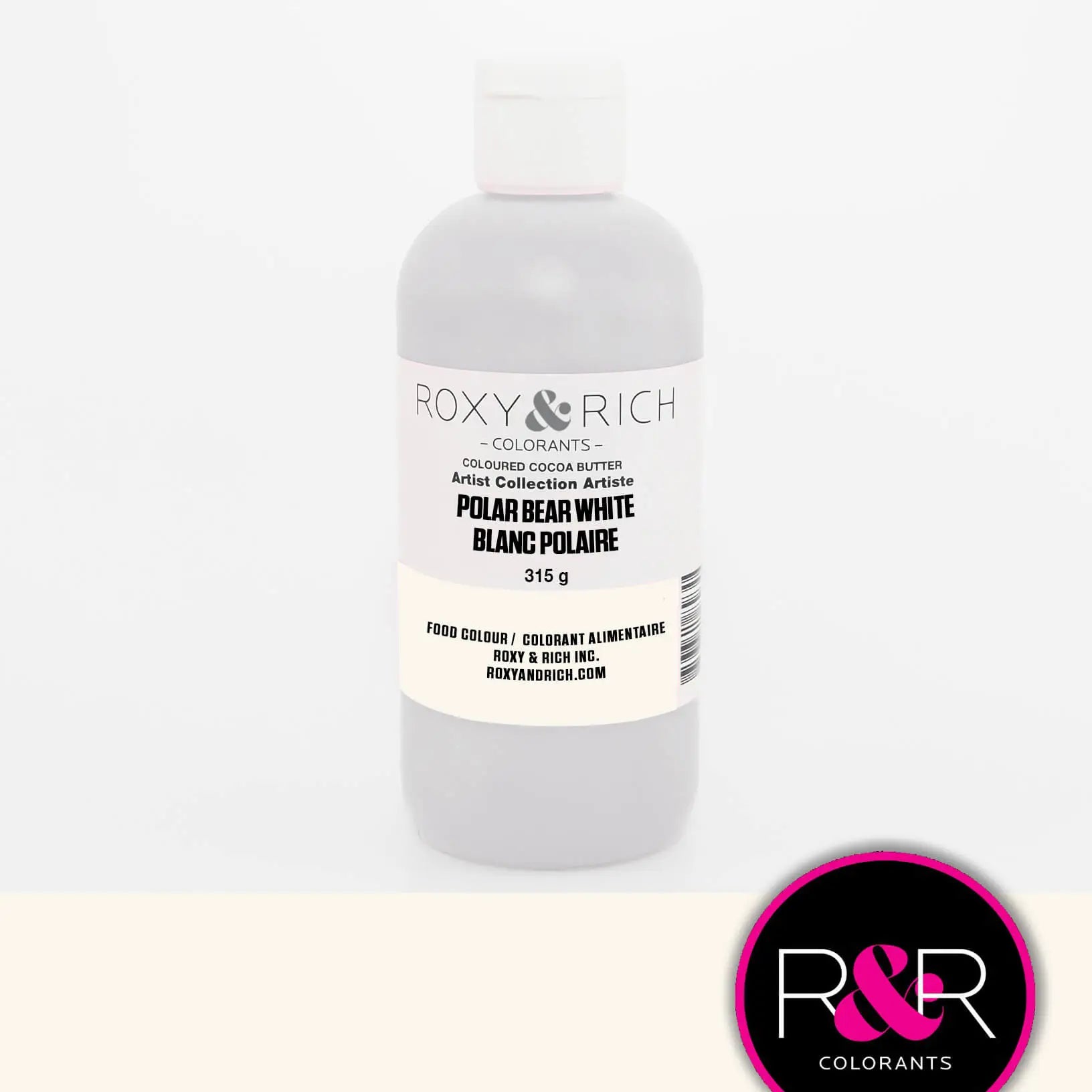 Corante de Manteiga de Cacau - Gemstone Collection - Polar Bear White-315g - Roxy & Rich