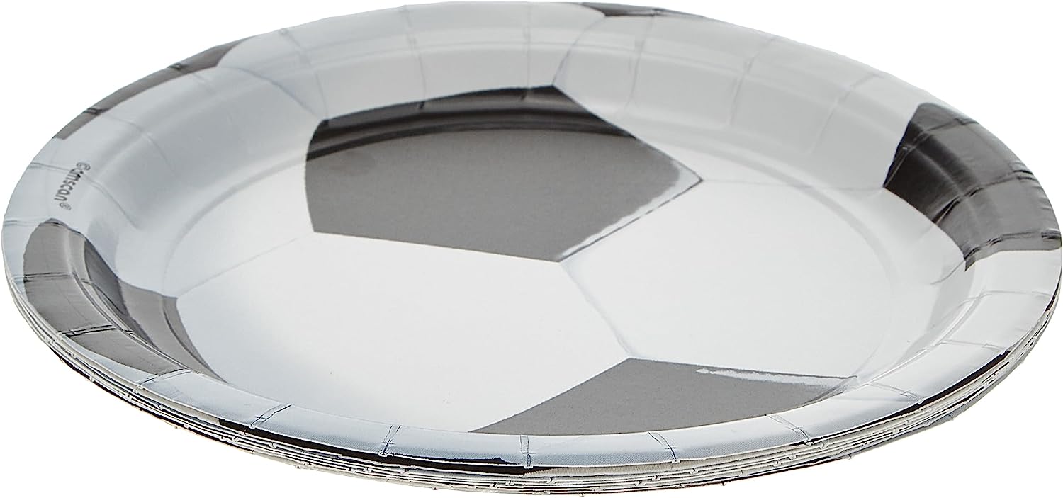 Pratos 18 cm Futebol