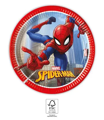 Pratos Spiderman 19 cm