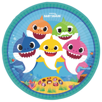 Pratos Baby Shark 23 cm