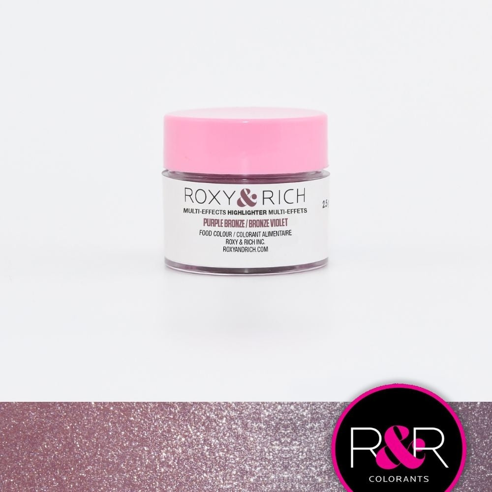 Corante em Pó - Highlighter Bronze/ Violeta - Roxy & Rich