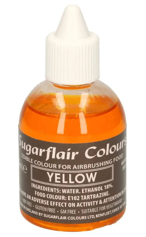Tinta para Aerógrafo Amarelo-Sugarflair