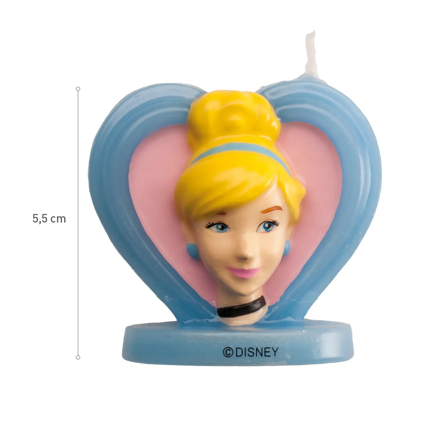 Vela Aniversário Cinderela 3D