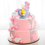 Vela Aniversário Cinderela 3D