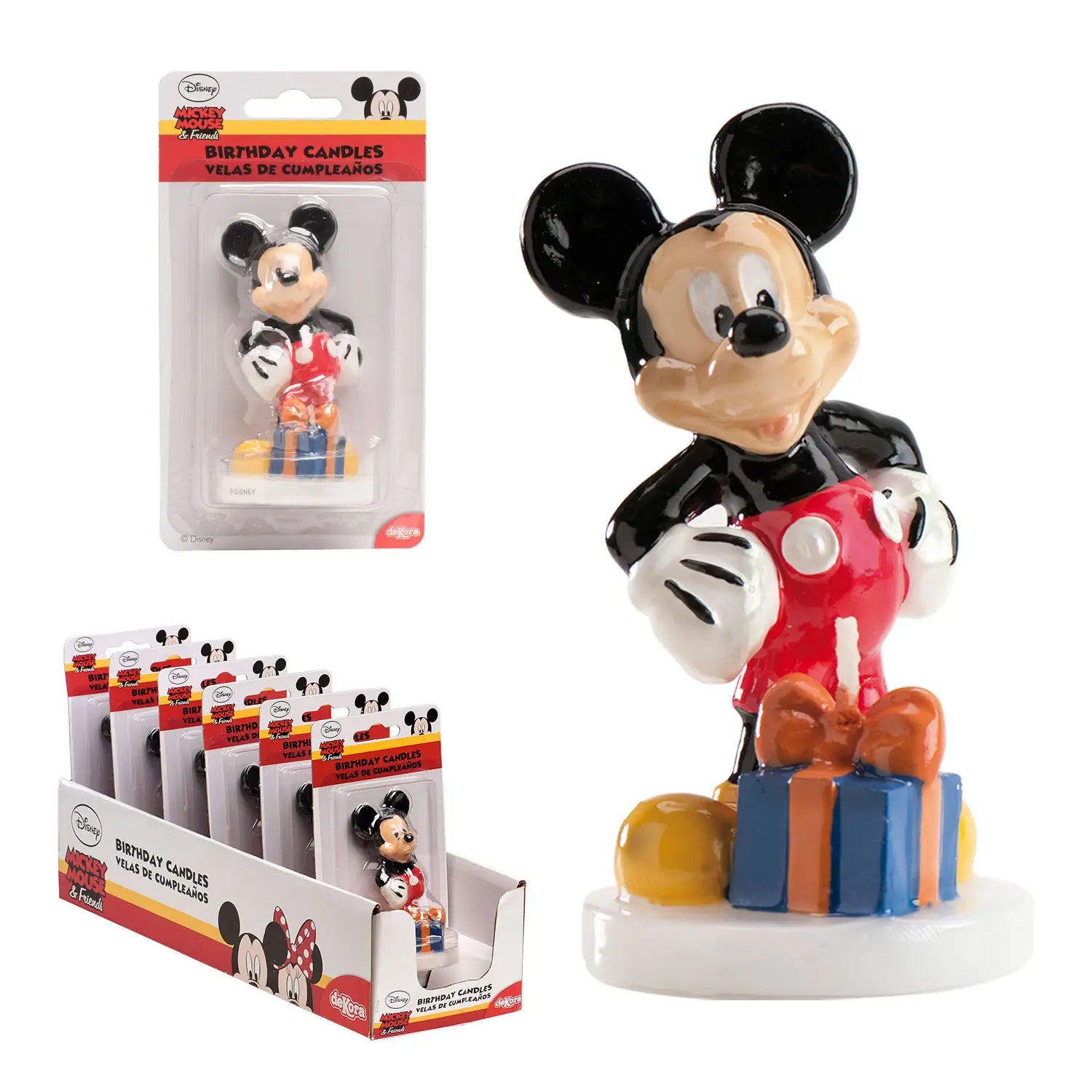 Vela Aniversário Mickey Mouse 3D