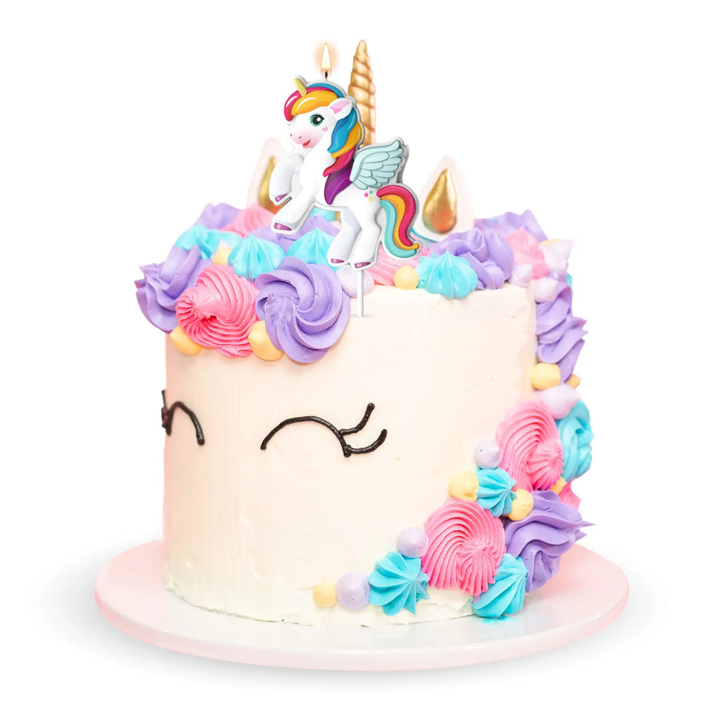 Velas Aniversário Unicórnio 8x6.2 Cm